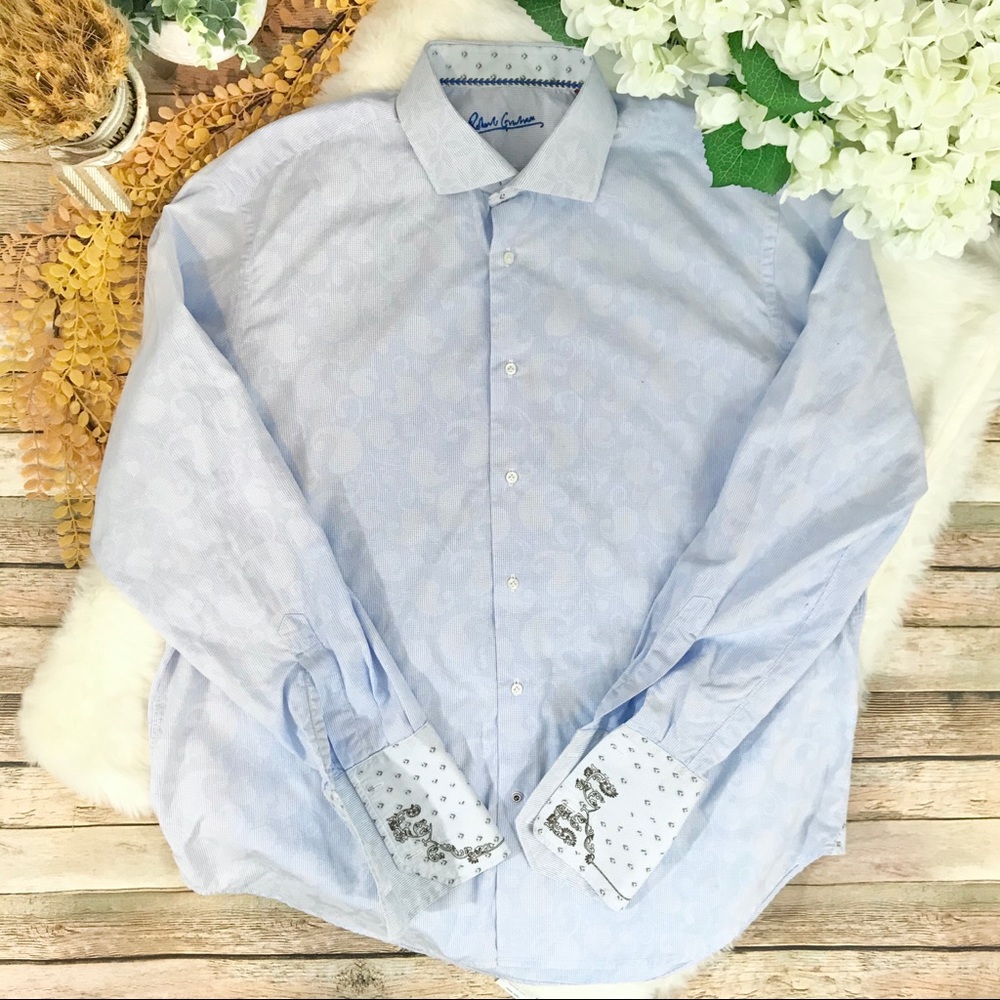 Robert Graham L/S Button-Down Shirt Barrel Cuff XL
